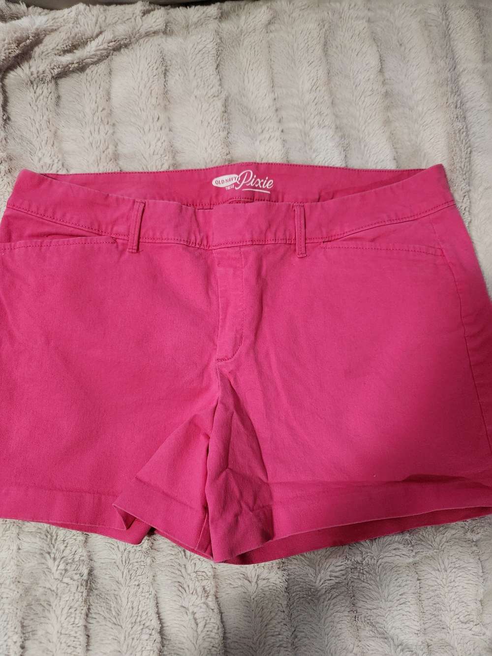 Old Navy Pixie Bright Pink High-Rise Women’s Shorts